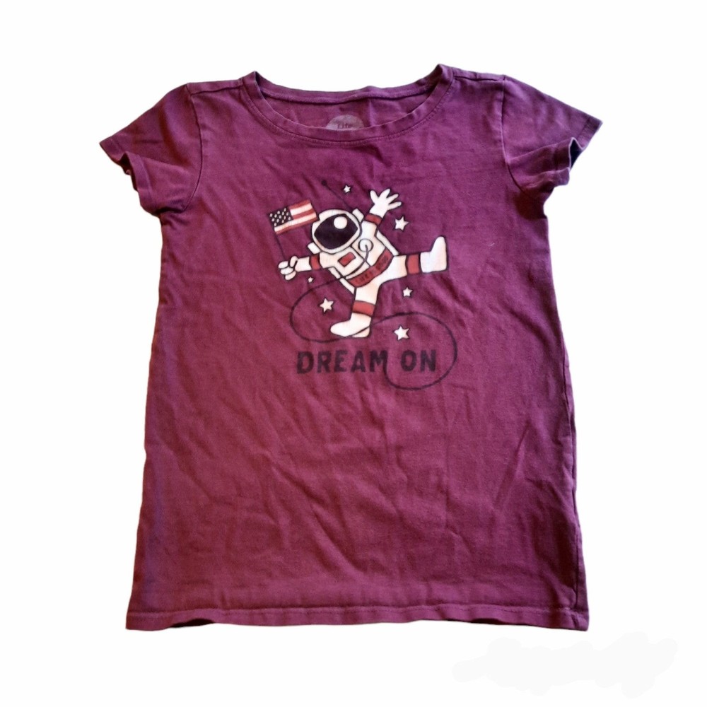 Life Is Good Girls Astronaut Dream On Tee Shirt 5/6